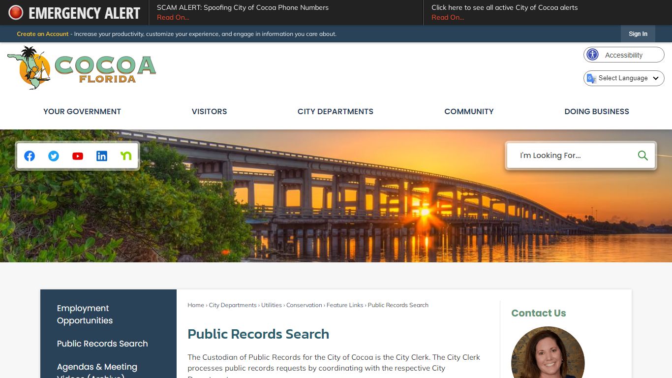 Public Records Search | Cocoa, FL - Official Website